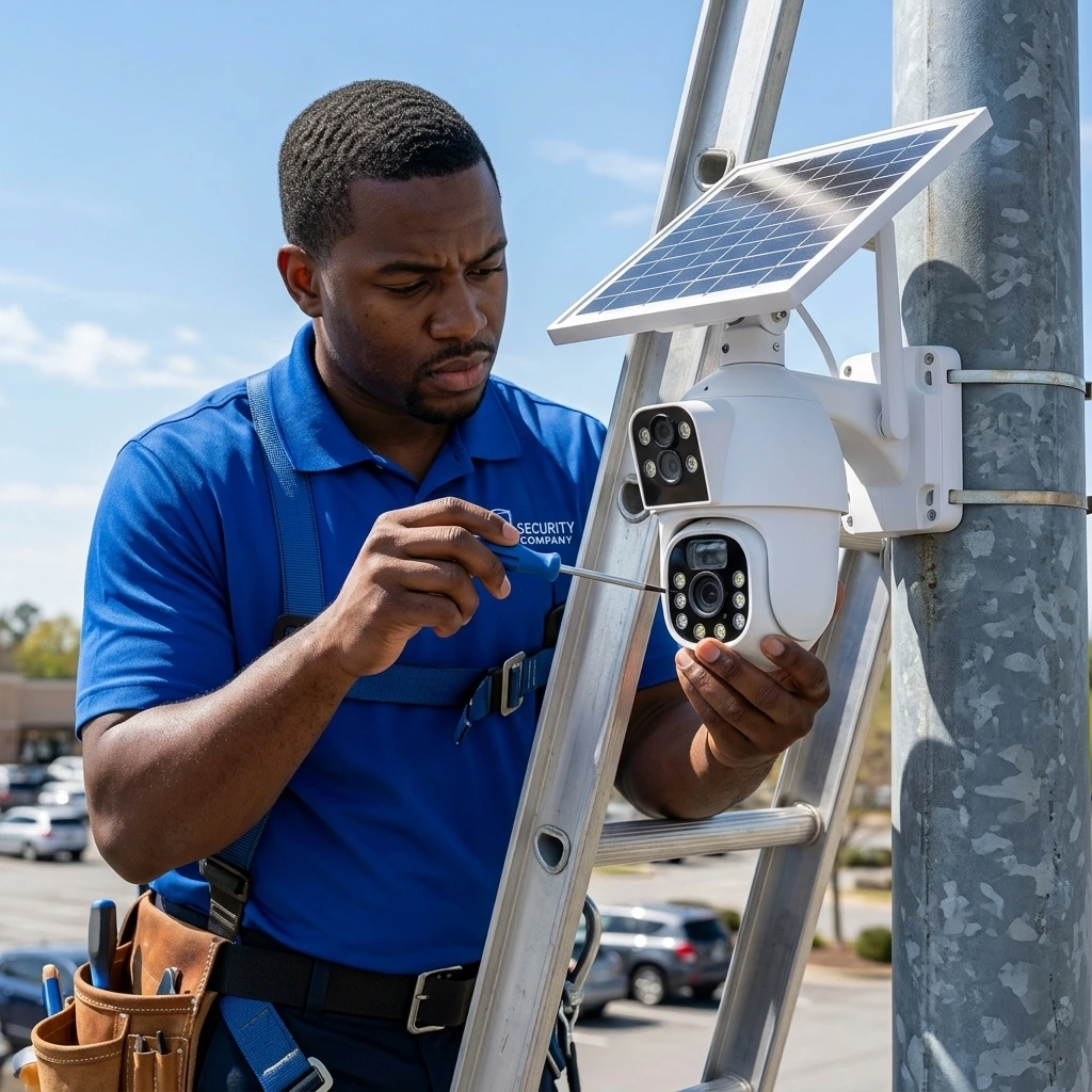 Solar Powered CCTV System